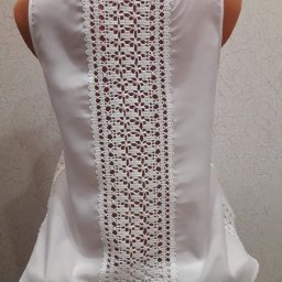 ​Кружевная вставка крючком