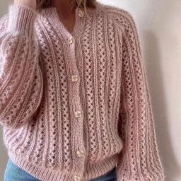 ​Нежный жакет на спицах