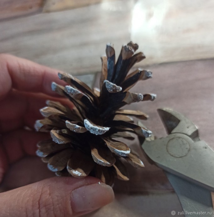 Создаём рождественский венок: часть 1