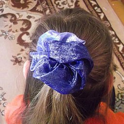 Цветок из ткани на скорую руку