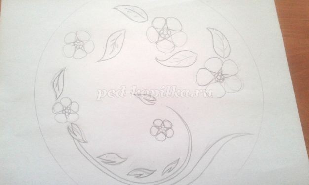 Незабудки: рисование в технике холодный батик