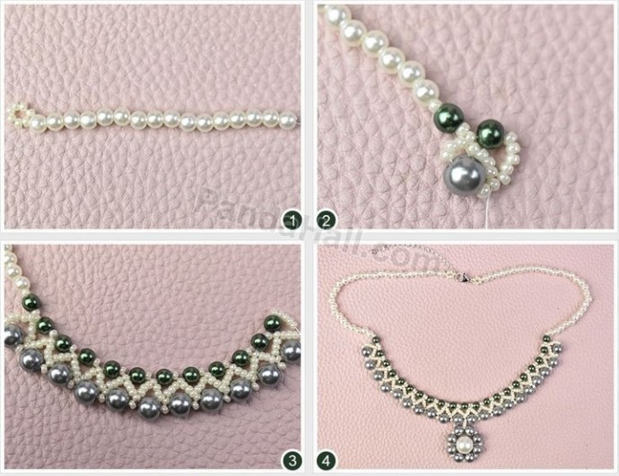 ​Шикарное колье из бисера