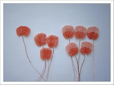 Создаем куст роз из бисера: часть 3