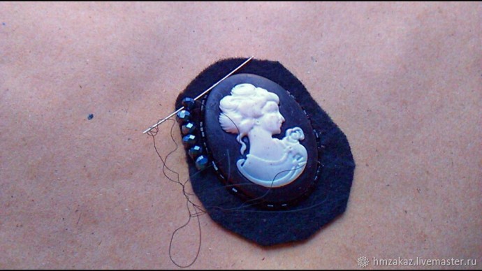 Делаем брошку с камеей: часть 1