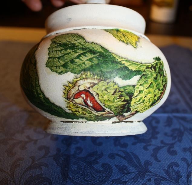 ​Искусственное состаривание "Горшочек для хранения": часть 2