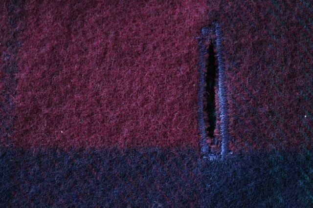 Накидка из пледа