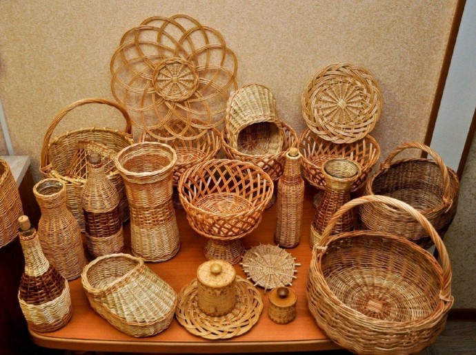 ​Уникальное плетение из лозы