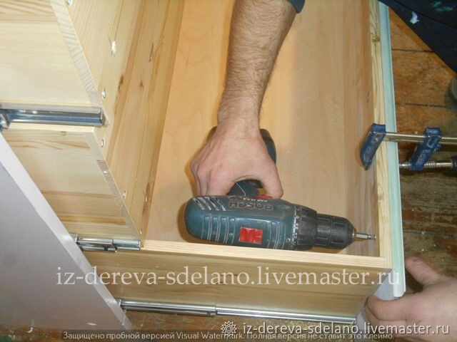 ​Ремонт деревянного комода: часть 7