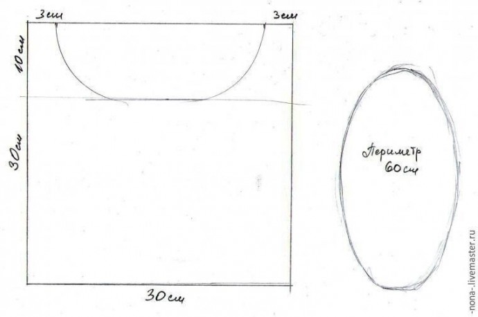 Шитьё сумки-торбы из старых джинсов