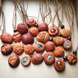 ​Украшения из косточек фруктов