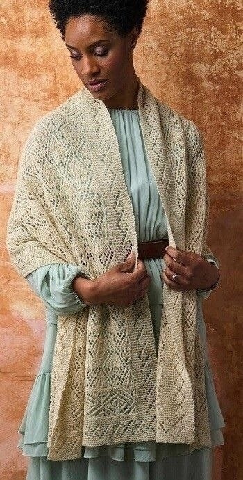 Ажурный палантин