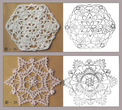 Красивые мотивы крючком Красивые мотивы крючком