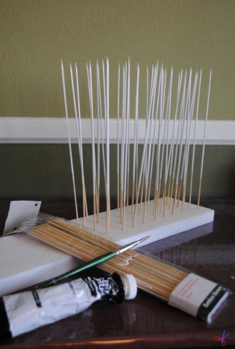 Интересный способ создания одуванчика