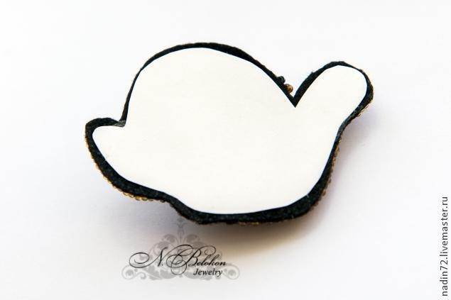 ​Брошь-улитка: мастер-класс, часть 3