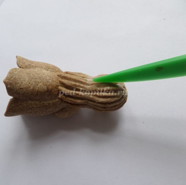 Ёлочная игрушка "Дюймовочка из опилок": часть 3 Ёлочная игрушка "Дюймовочка из опилок": часть 3