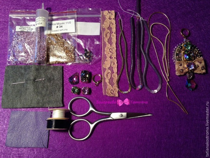 Создаём романтичные серёжки: часть 1