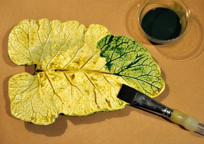 ​Мастер-класс по изготовлению оригинального блюда "Листья": часть 3