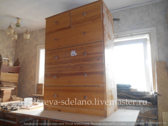 Ремонт деревянного комода: часть 1