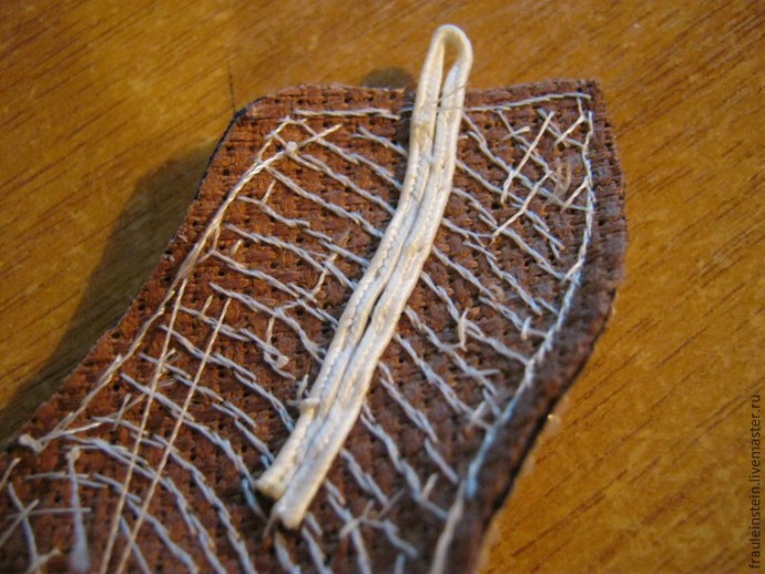 ​Вышиваем колье "Розовое утро": часть 2