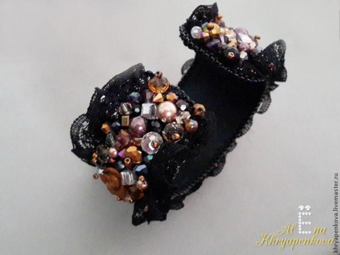 Браслет с кружевом в стиле барокко своими руками: часть 2