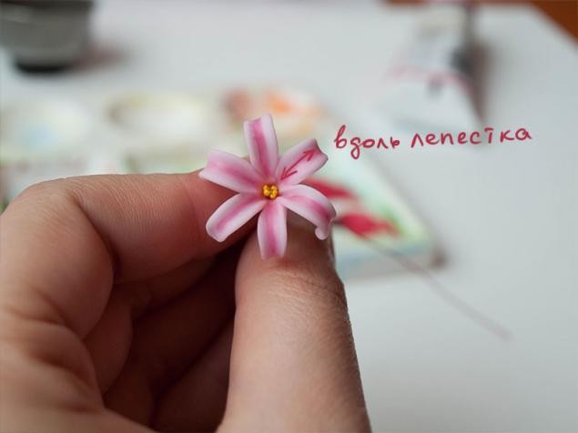 Гиацинт из холодного фарфора: подробный мастер-класс для начинающих, часть 5