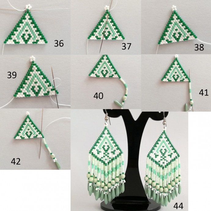 ​Как сделать серьги в индейском стиле