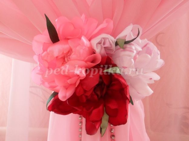 Пионы из атласных лент: часть 2 Пионы из атласных лент: часть 2