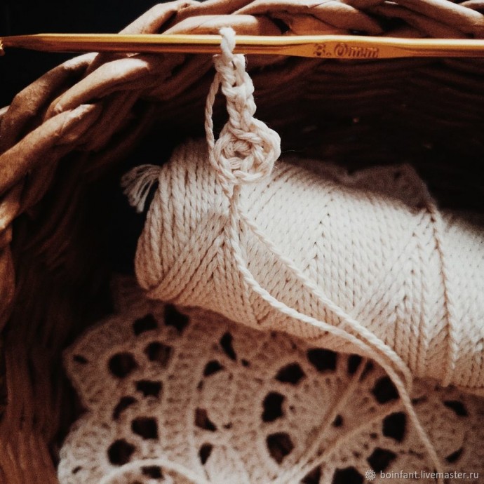 Вязаная звёздочка