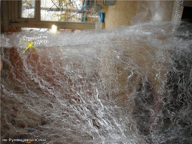 Как свалять ажурный палантин из флиса и кудрей в технике "Крыло стрекозы" Как свалять ажурный палантин из флиса и кудрей в технике "Крыло стрекозы"