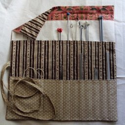 Органайзер и корзина для спиц и пряжи