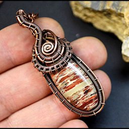 Овальный кулон из проволоки в технике wire wrap: часть 1