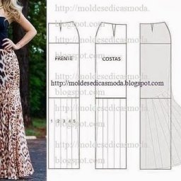 ​Моделирование юбок в пол