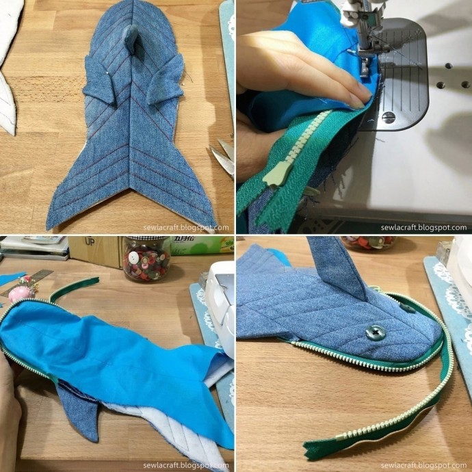 Пенал в виде акулы