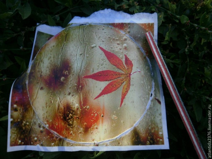 Декорируем шкатулку "Осенний дождь": часть 2