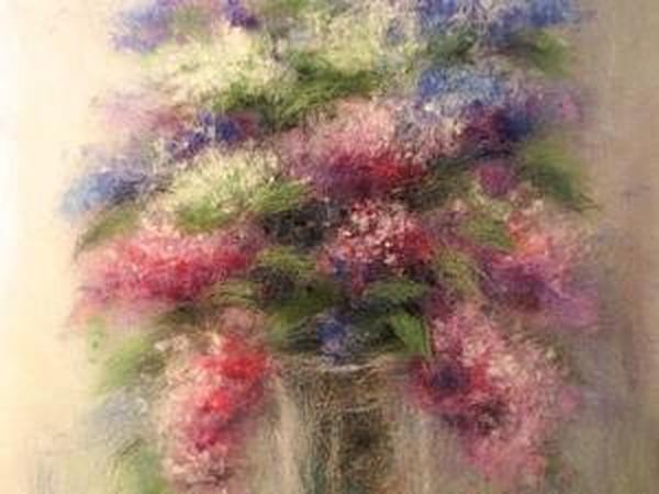 Создаем нежную картину из шерсти