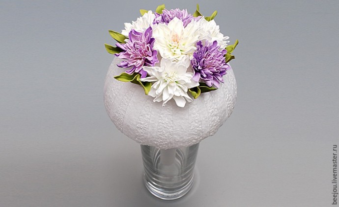 Букет невесты из фоамирана: часть 4