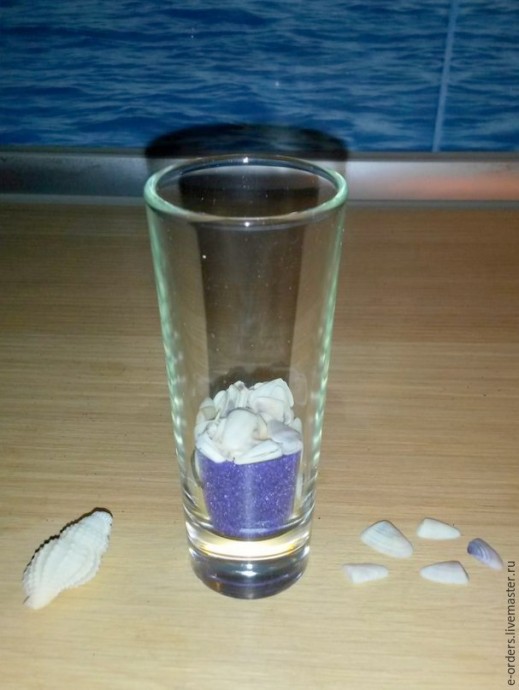 Создаем гелевую свечу в морском стиле Создаем гелевую свечу в морском стиле