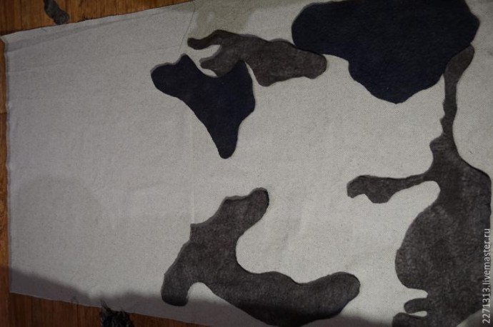 ​Шьем уютный коврик "Лесная полянка": часть 1