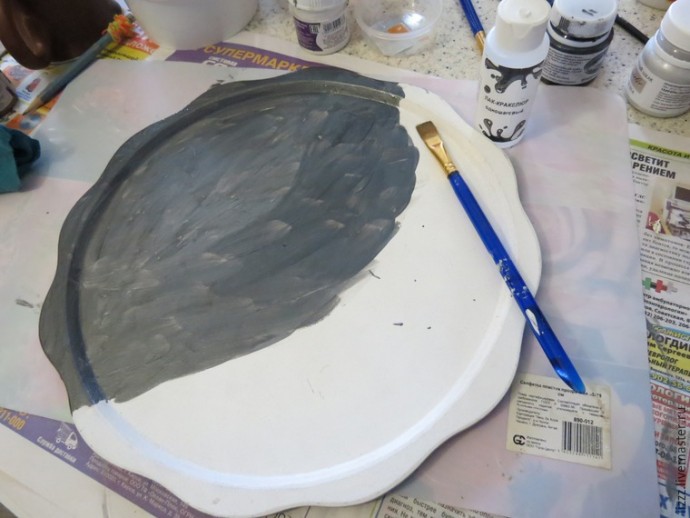 Создание "кожаных" настенных часов: часть 2