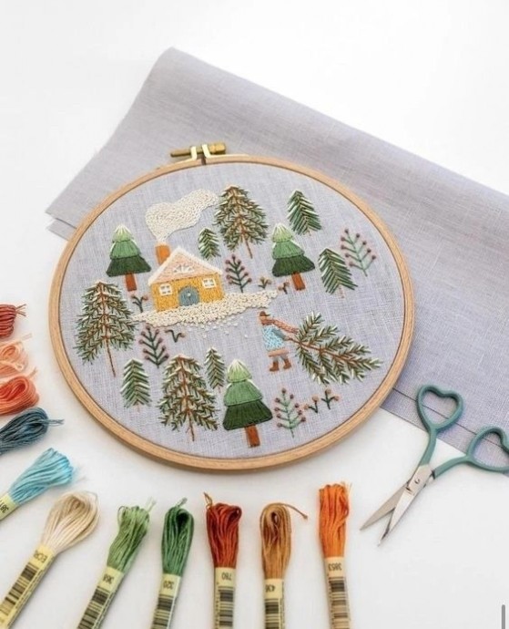 Вышивка к Новому году