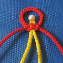 ​10 ажурных цепочек из 4-х нитей в технике макраме: часть 3