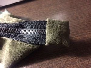 Как красиво запаковать конец молнии