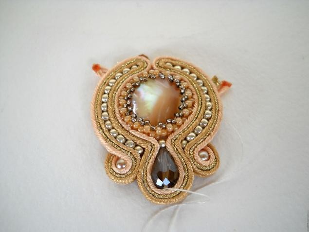 Колье "Кружевная бабочка": мастер-класс, часть 1