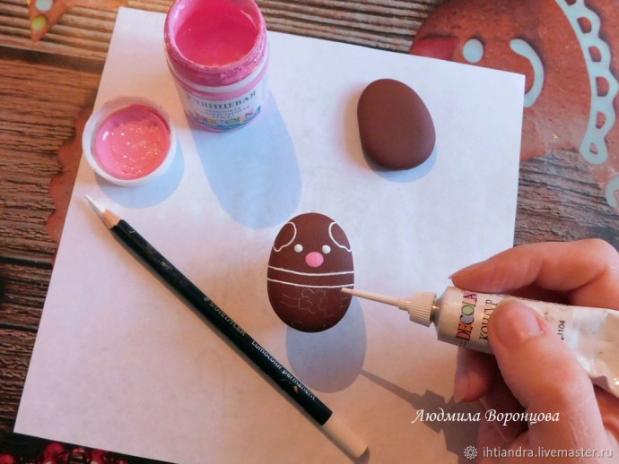 Создаём ключницу "Пряничный домик": часть 2