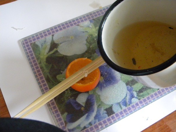 Свеча-мандаринка за 10 минут Свеча-мандаринка за 10 минут