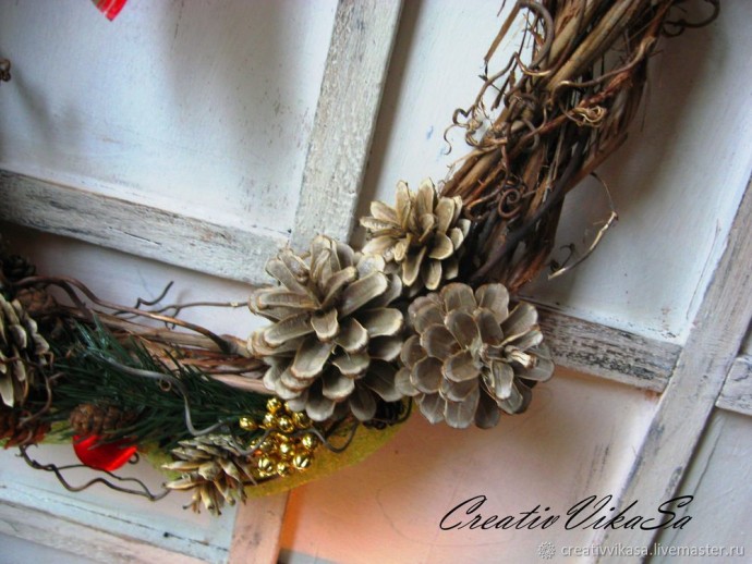 Декорируем новогодний венок: часть 2 Декорируем новогодний венок: часть 2