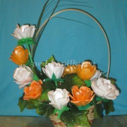 ​Корзина с цветами для украшения сада: часть 4