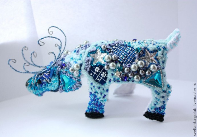 Создаем необычное интерьерное украшение в совмещенной технике вышивки и оригами: часть 4