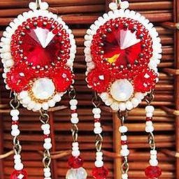 Серьги "Сиамский рубин": часть 2