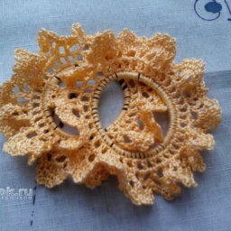 Вязаные резиночки для волос